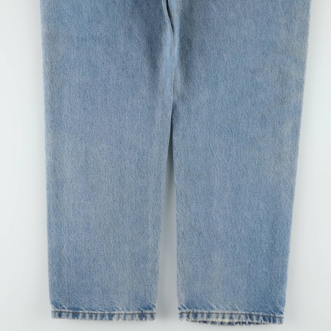 Carhartt logo patch tapered denim pants, men's size W35 (approx.) unclear Blue type light blue Vintage Second Hand