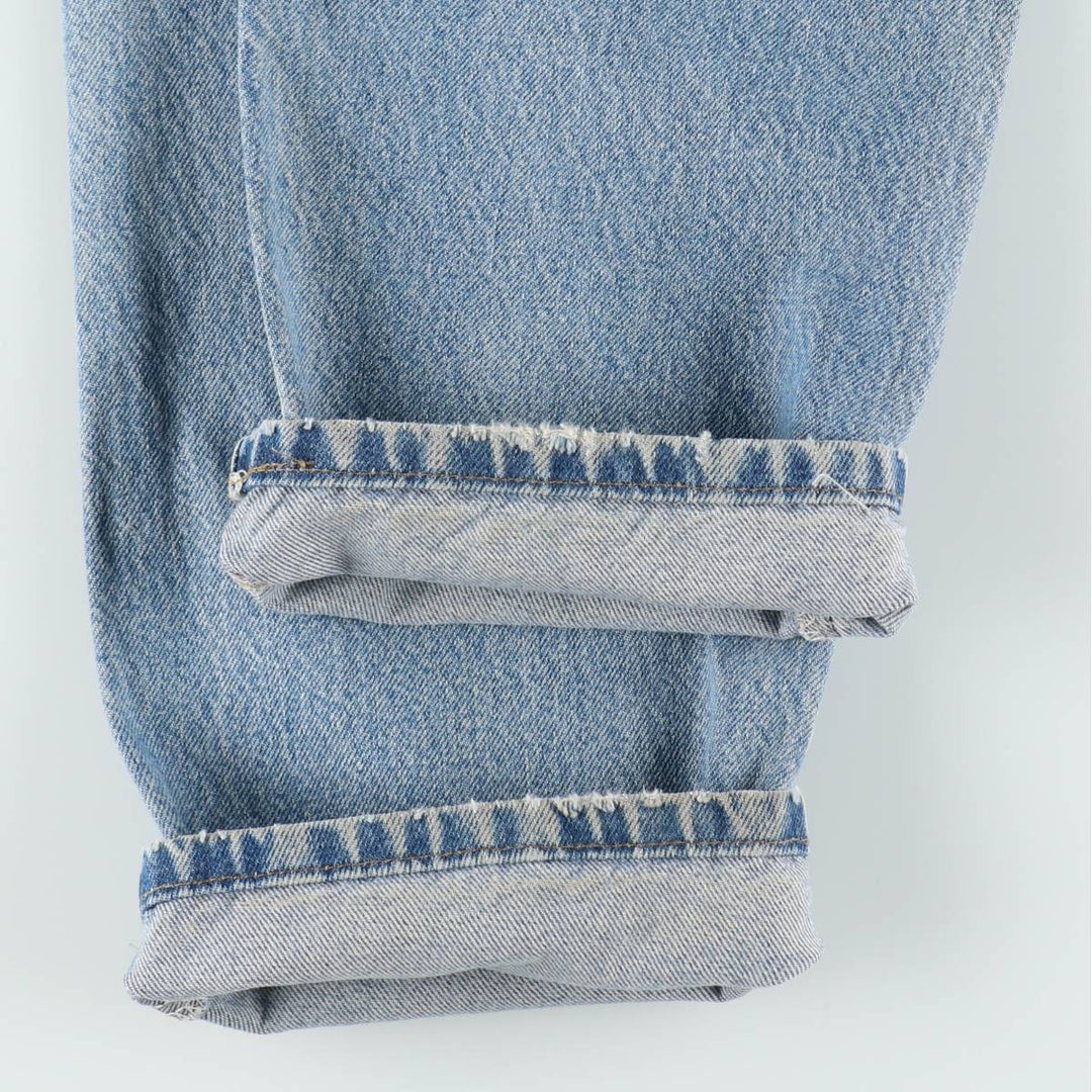 Carhartt logo patch tapered denim pants, men's size W35 (approx.) unclear Blue type light blue Vintage Second Hand