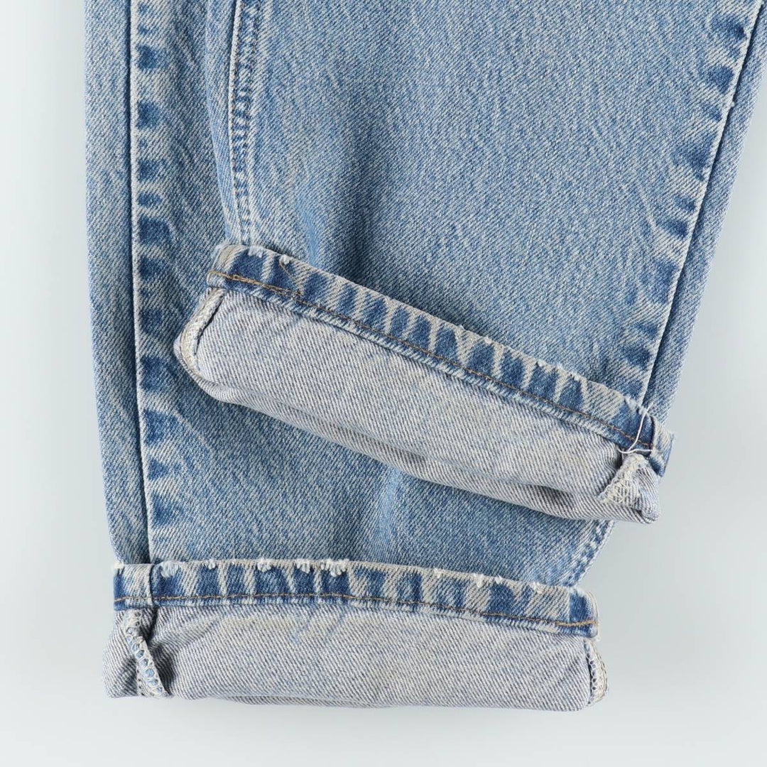 Carhartt logo patch tapered denim pants, men's size W35 (approx.) unclear Blue type light blue Vintage Second Hand