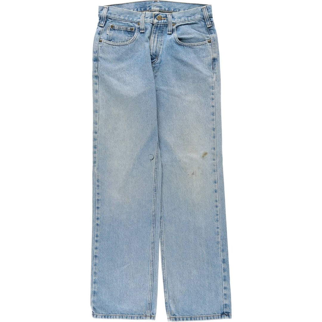 Carhartt Relaxed Fit Straight Denim Pants for Men, W31 equivalent cotton Blue type light blue Vintage Second Hand
