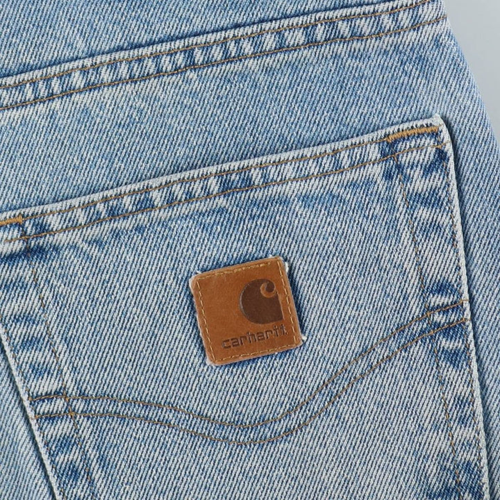 Carhartt Relaxed Fit Straight Denim Pants for Men, W31 equivalent cotton Blue type light blue Vintage Second Hand