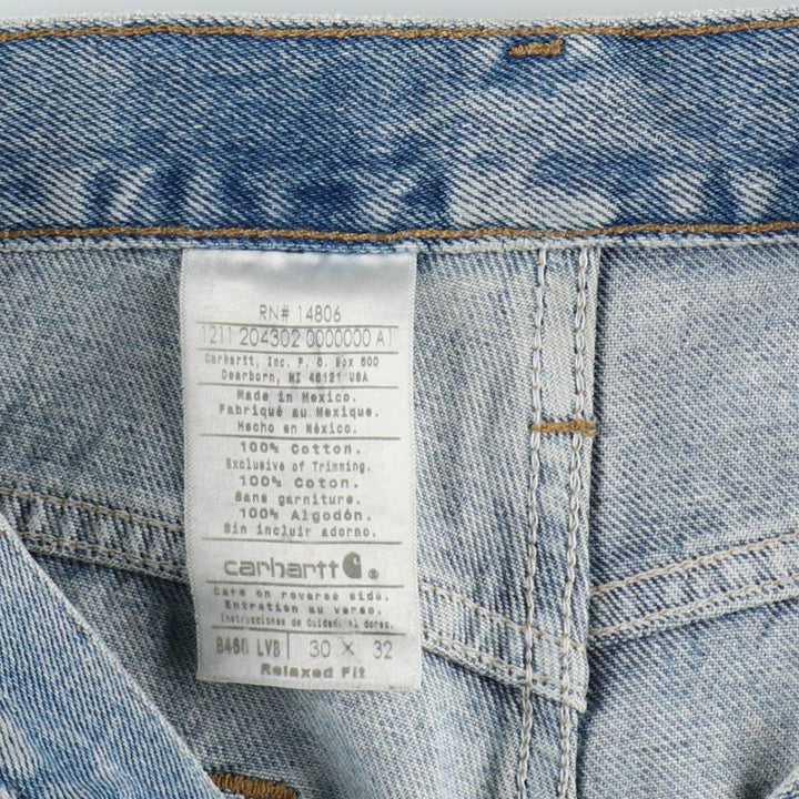 Carhartt Relaxed Fit Straight Denim Pants for Men, W31 equivalent cotton Blue type light blue Vintage Second Hand