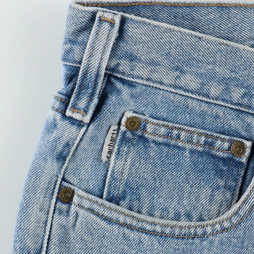 Carhartt Relaxed Fit Straight Denim Pants for Men, W31 equivalent cotton Blue type light blue Vintage Second Hand