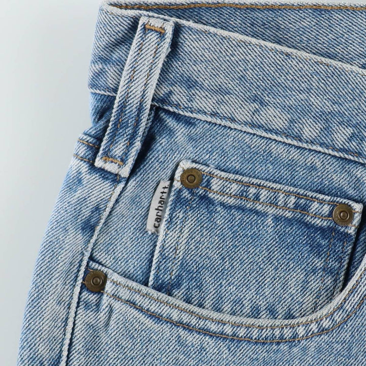 Carhartt Relaxed Fit Straight Denim Pants for Men, W31 equivalent cotton Blue type light blue Vintage Second Hand