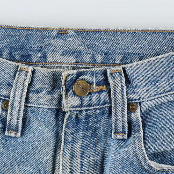 Carhartt Relaxed Fit Straight Denim Pants for Men, W31 equivalent cotton Blue type light blue Vintage Second Hand