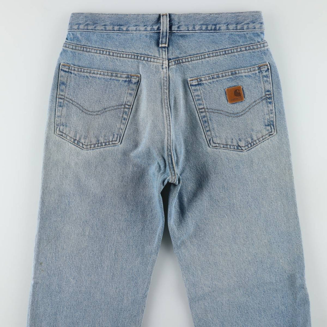 Carhartt Relaxed Fit Straight Denim Pants for Men, W31 equivalent cotton Blue type light blue Vintage Second Hand