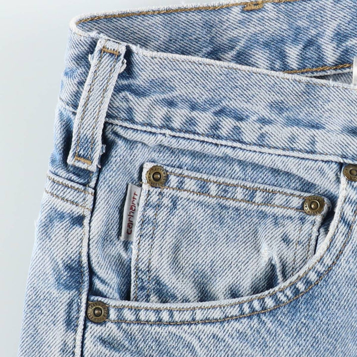 Carhartt Traditional Fit Tapered Denim Pants, Men's, Size W33 cotton blue type Vintage Second Hand
