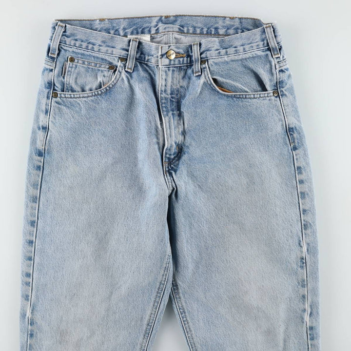 Carhartt Traditional Fit Tapered Denim Pants, Men's, Size W33 cotton blue type Vintage Second Hand