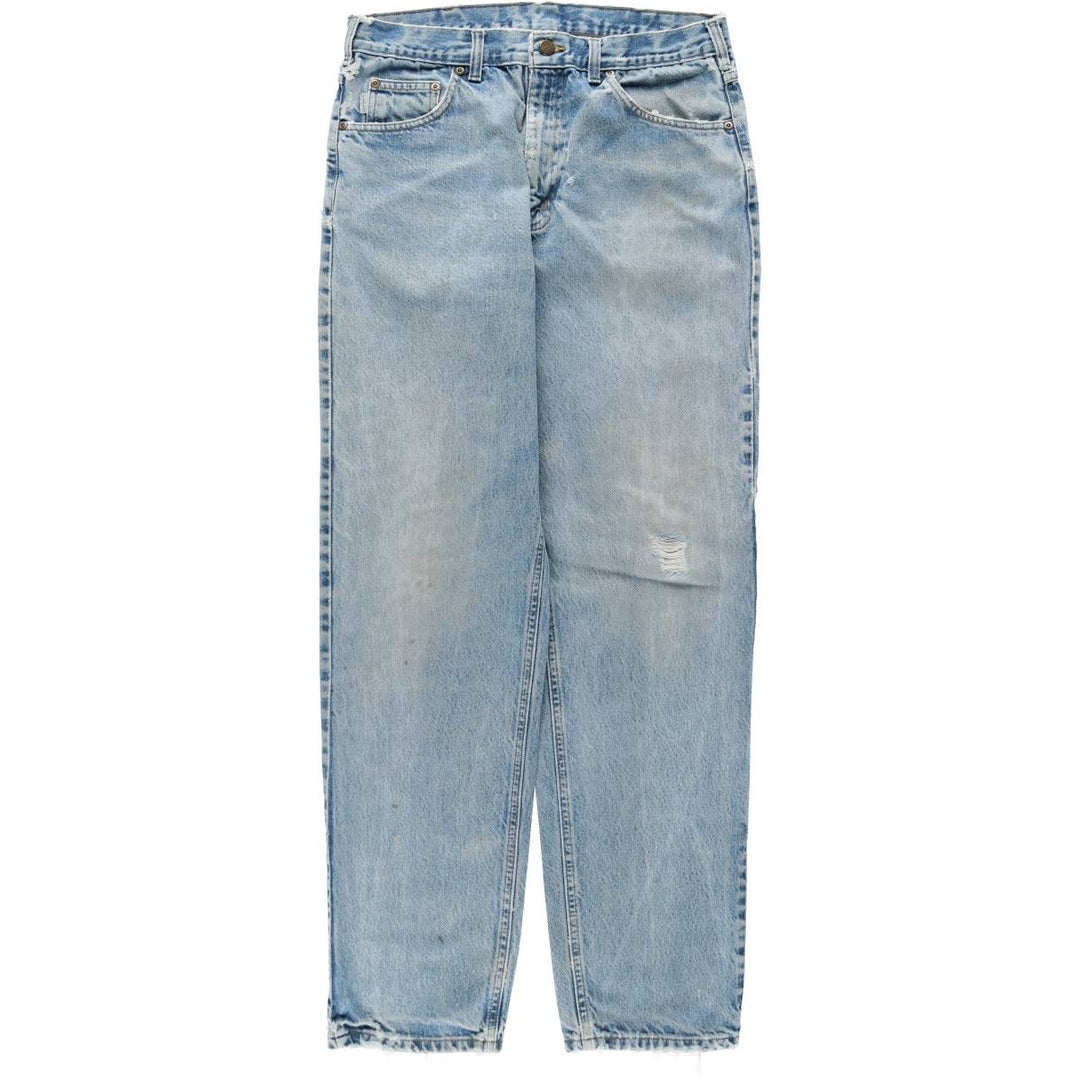 Carhartt Relaxed Fit Tapered Denim Pants for Men, W33 equivalent cotton blue type Vintage Second Hand