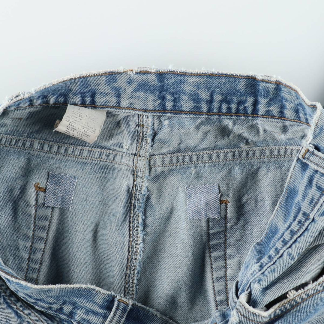 Carhartt Relaxed Fit Tapered Denim Pants for Men, W33 equivalent cotton blue type Vintage Second Hand
