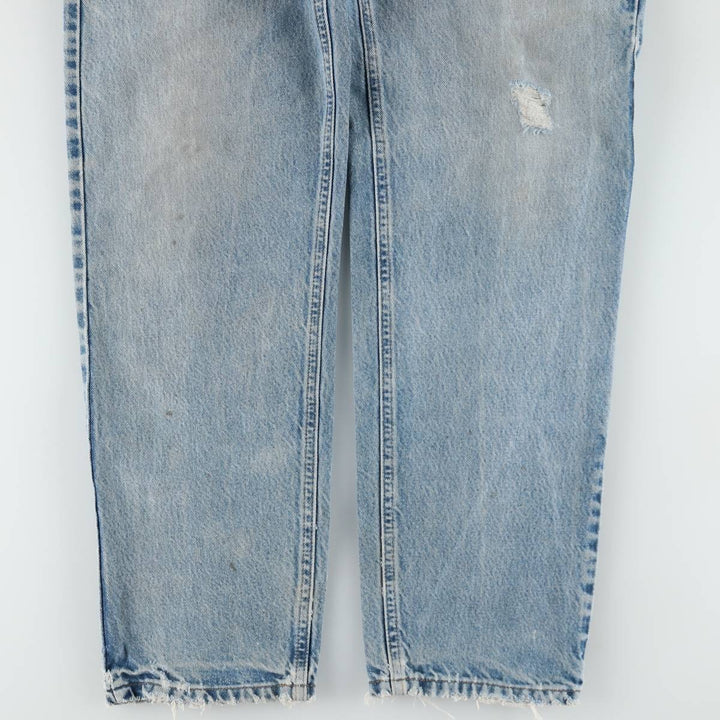 Carhartt Relaxed Fit Tapered Denim Pants for Men, W33 equivalent cotton blue type Vintage Second Hand