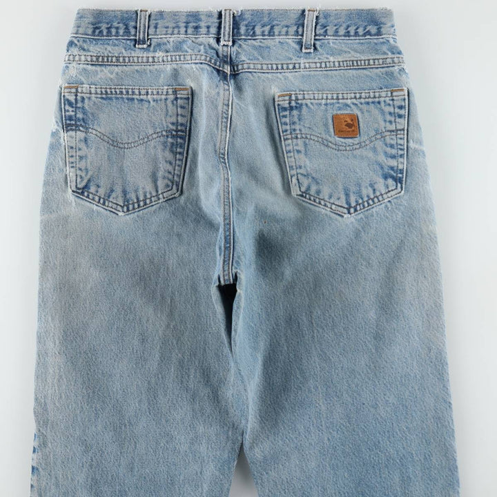 Carhartt Relaxed Fit Tapered Denim Pants for Men, W33 equivalent cotton blue type Vintage Second Hand
