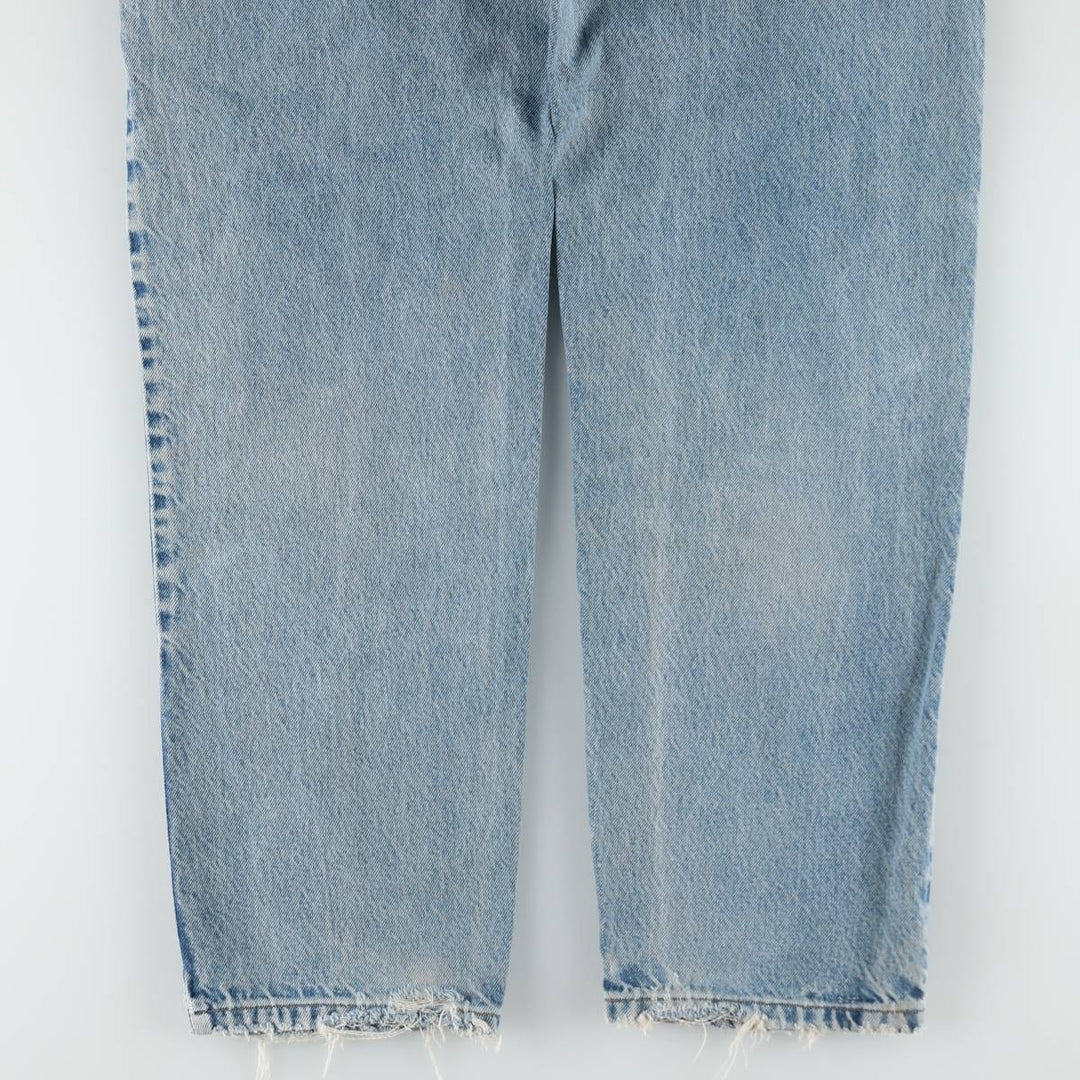 Carhartt Relaxed Fit Tapered Denim Pants for Men, W33 equivalent cotton blue type Vintage Second Hand