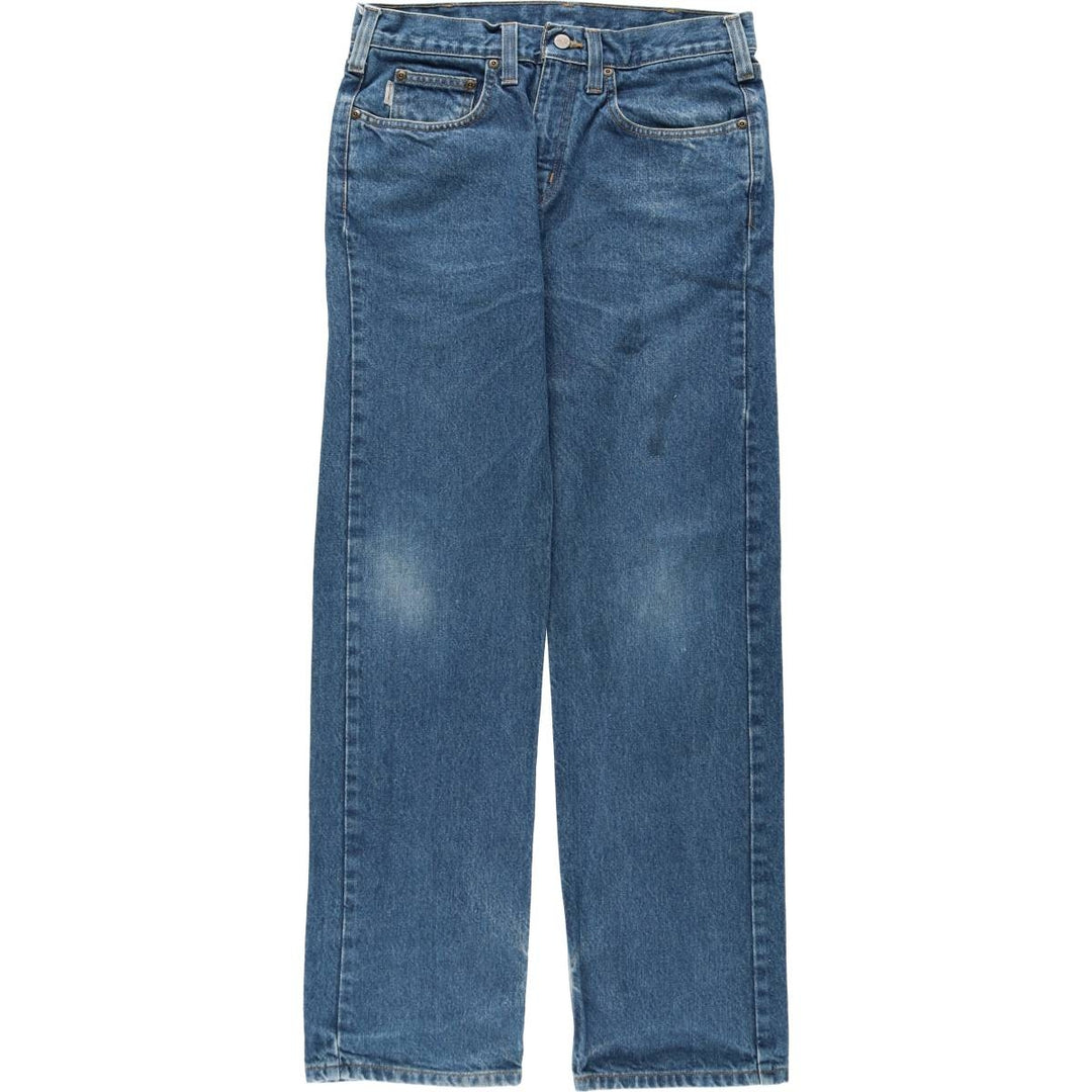 Carhartt Relaxed Fit Straight Denim Pants for Men, W33 cotton blue type Vintage Second Hand