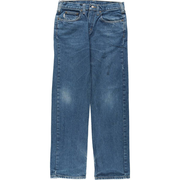 Carhartt Relaxed Fit Straight Denim Pants for Men, W33 cotton blue type Vintage Second Hand