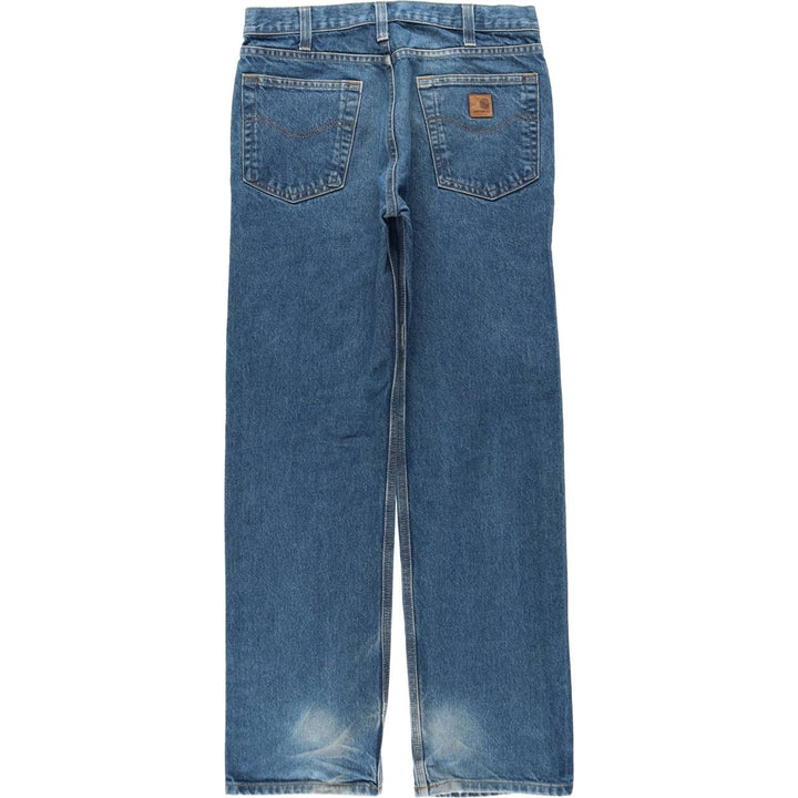 Carhartt Relaxed Fit Straight Denim Pants for Men, W33 cotton blue type Vintage Second Hand