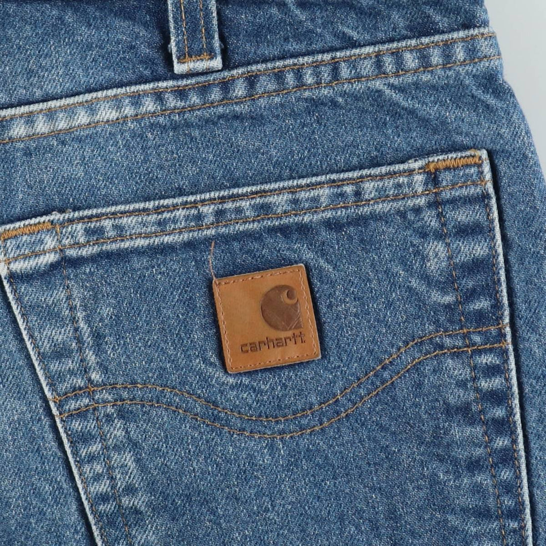 Carhartt Relaxed Fit Straight Denim Pants for Men, W33 cotton blue type Vintage Second Hand