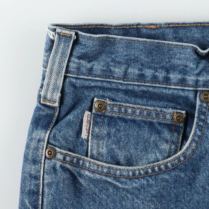 Carhartt Relaxed Fit Straight Denim Pants for Men, W33 cotton blue type Vintage Second Hand