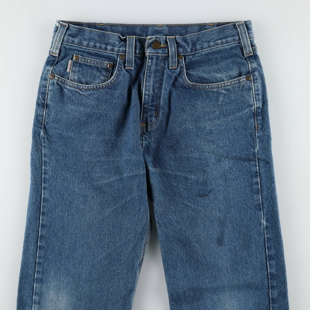 Carhartt Relaxed Fit Straight Denim Pants for Men, W33 cotton blue type Vintage Second Hand