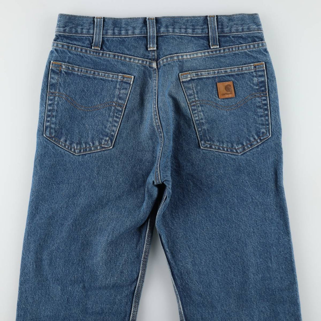 Carhartt Relaxed Fit Straight Denim Pants for Men, W33 cotton blue type Vintage Second Hand