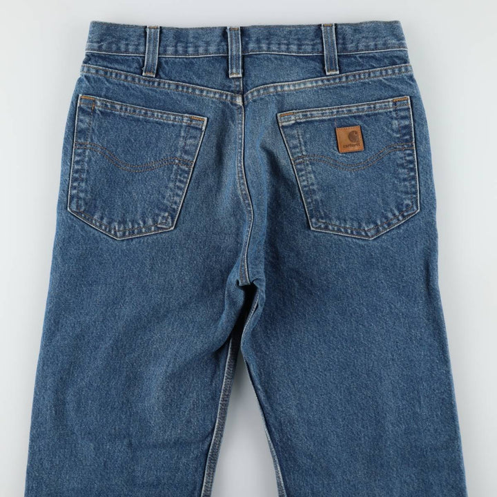 Carhartt Relaxed Fit Straight Denim Pants for Men, W33 cotton blue type Vintage Second Hand
