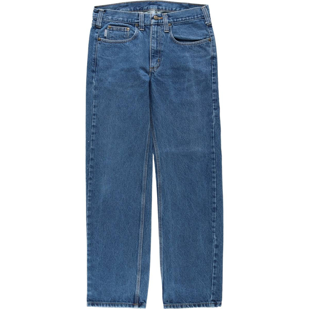 Carhartt Tapered Denim Pants for Men, W34 equivalent cotton blue type Vintage Second Hand