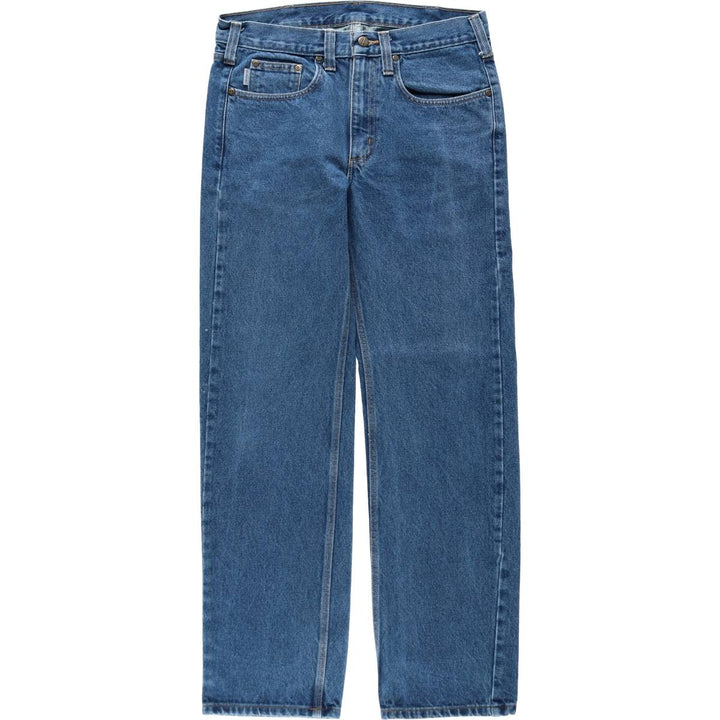 Carhartt Tapered Denim Pants for Men, W34 equivalent cotton blue type Vintage Second Hand