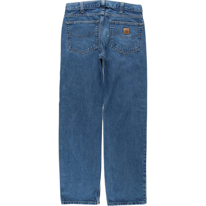 Carhartt Tapered Denim Pants for Men, W34 equivalent cotton blue type Vintage Second Hand