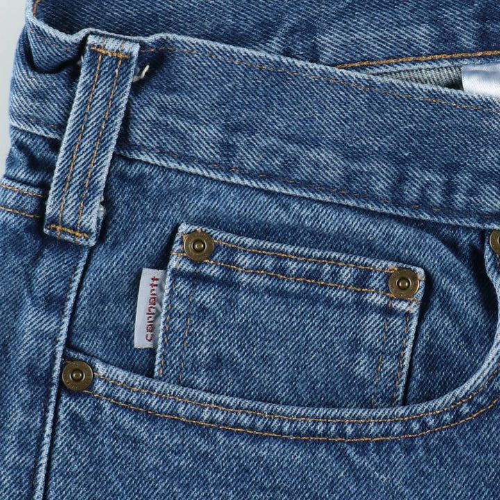 Carhartt Tapered Denim Pants for Men, W34 equivalent cotton blue type Vintage Second Hand