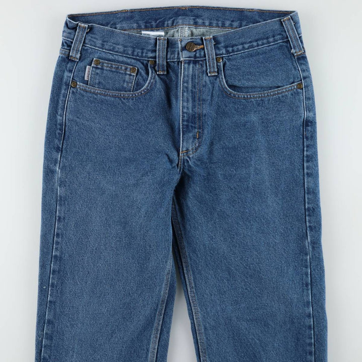 Carhartt Tapered Denim Pants for Men, W34 equivalent cotton blue type Vintage Second Hand