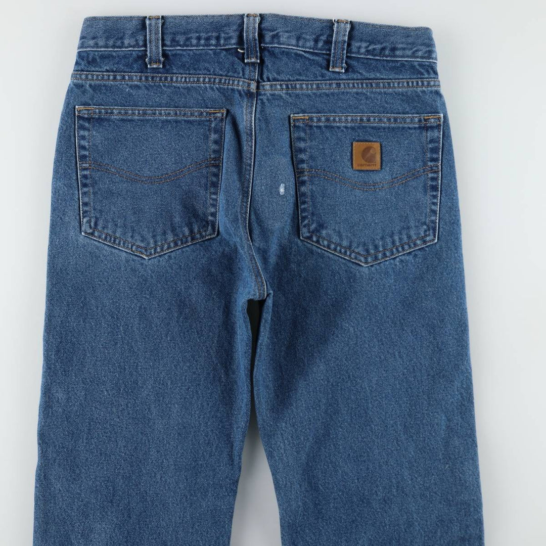 Carhartt Tapered Denim Pants for Men, W34 equivalent cotton blue type Vintage Second Hand