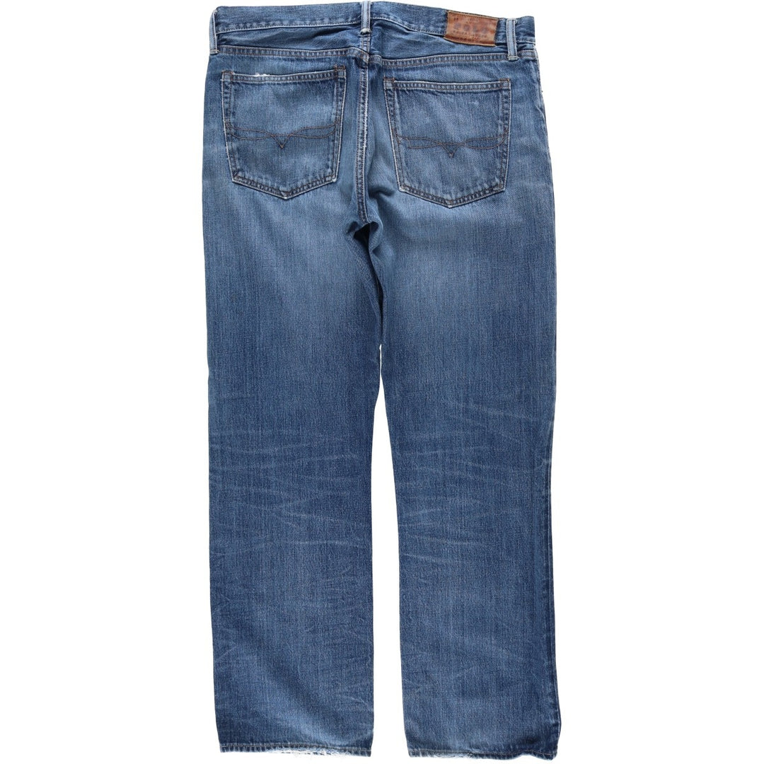 Ralph Lauren POLO RALPH LAUREN Men's Straight Denim Pants, Size W38 cotton blue type Vintage Second Hand