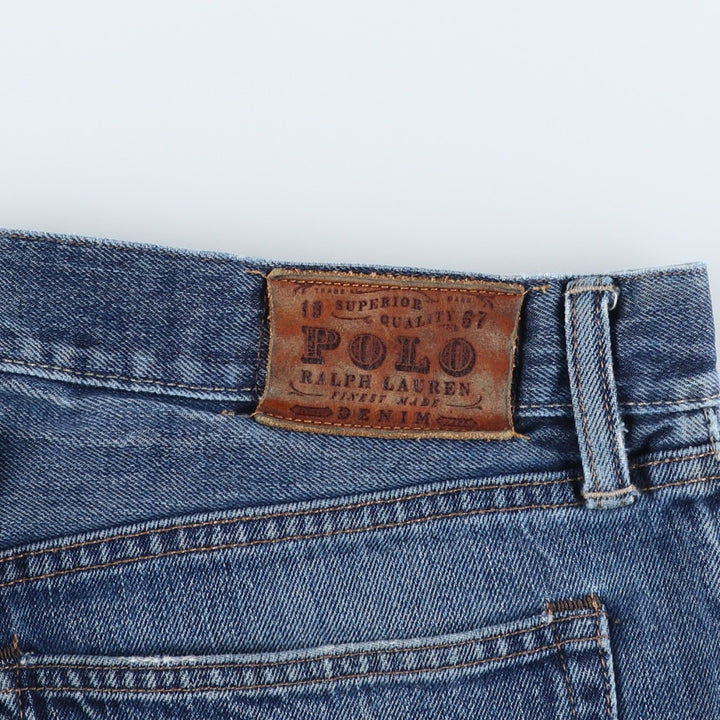 Ralph Lauren POLO RALPH LAUREN Men's Straight Denim Pants, Size W38 cotton blue type Vintage Second Hand