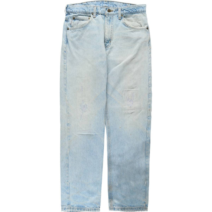 Carhartt Tapered Denim Pants, Made in USA, Men's Size W32 (approx.) cotton blue type Vintage Second Hand