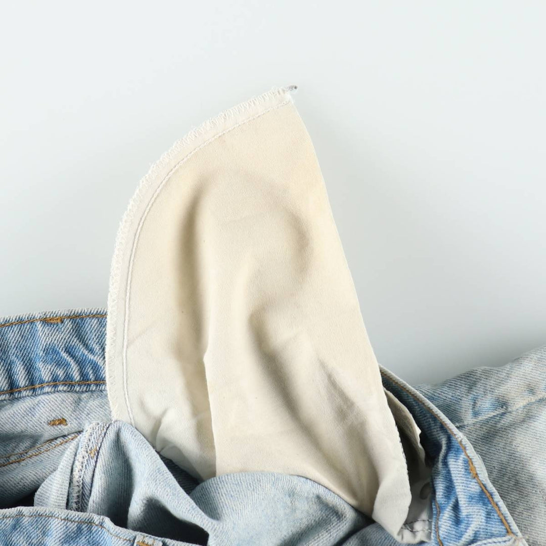 Carhartt Tapered Denim Pants, Made in USA, Men's Size W32 (approx.) cotton blue type Vintage Second Hand