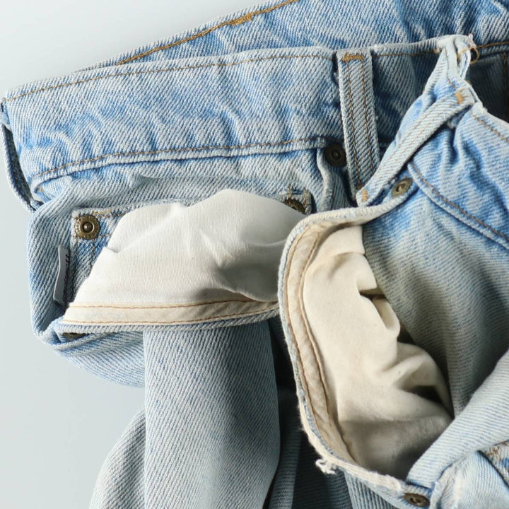 Carhartt Tapered Denim Pants, Made in USA, Men's Size W32 (approx.) cotton blue type Vintage Second Hand