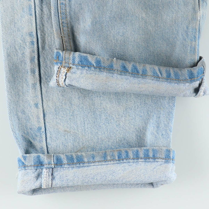 Carhartt Tapered Denim Pants, Made in USA, Men's Size W32 (approx.) cotton blue type Vintage Second Hand