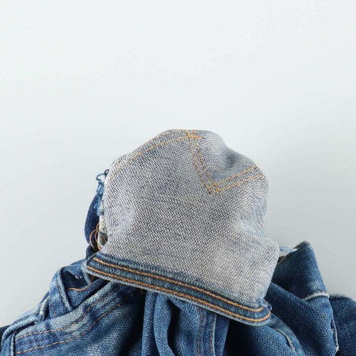 ~90'S Wrangler Flare Cut Denim Pants, Made in USA, Men's Size W31 (approx.), Vintage unclear blue type Vintage Second Hand