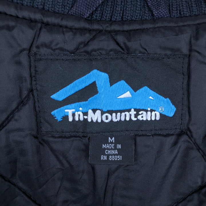 Tri-Montain Padded Duck Vest, Men's Size M cotton navy blue type Vintage Second Hand