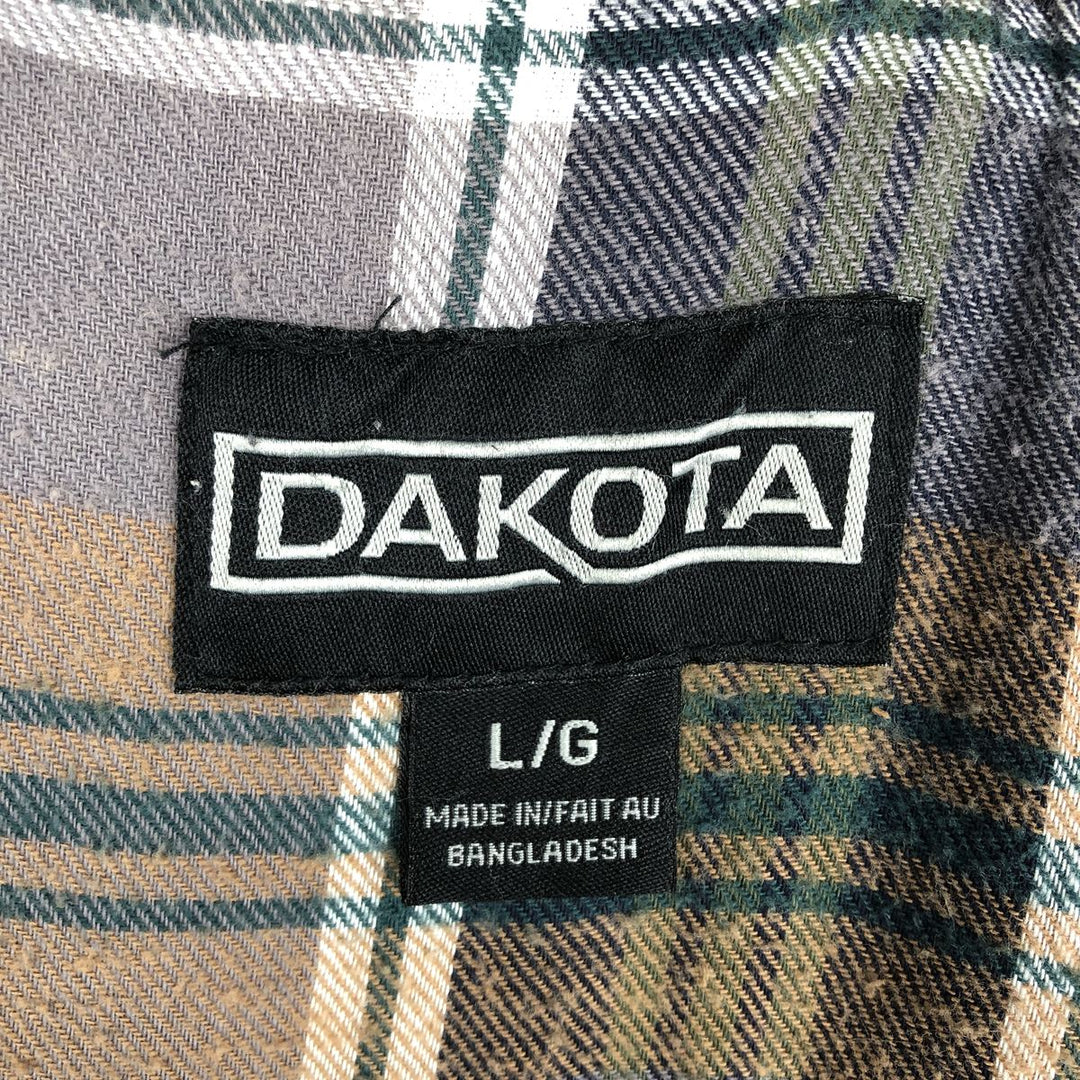 Dakota Duck Vest with Padded Lining, Men's Size L cotton brown type Vintage Second Hand