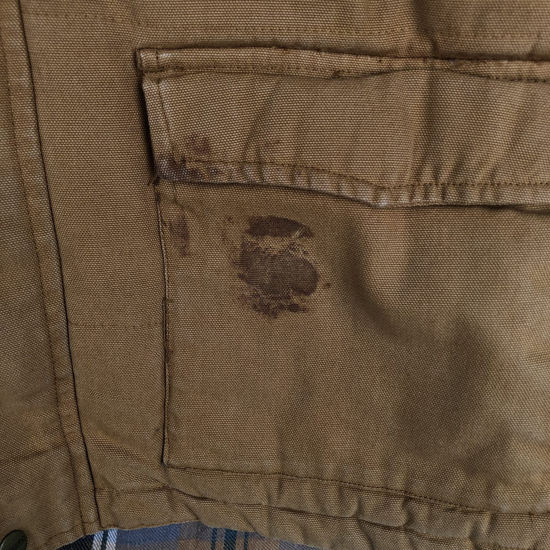 Dakota Duck Vest with Padded Lining, Men's Size L cotton brown type Vintage Second Hand