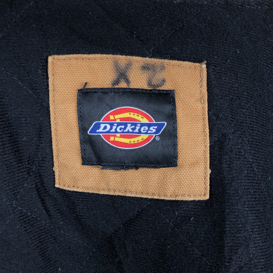 Dickies padded duck vest, men's size XXL. unclear beige type brown Vintage Second Hand
