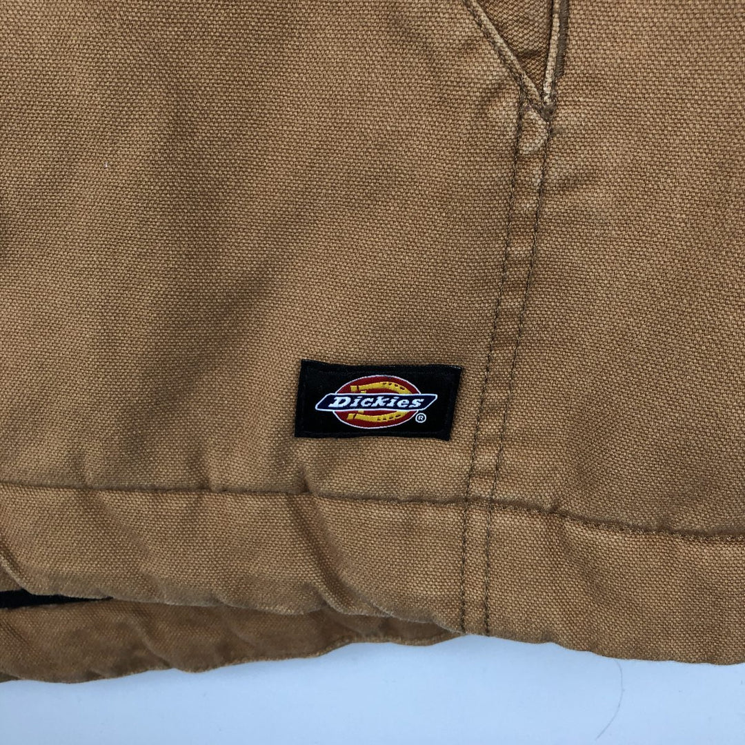 Dickies padded duck vest, men's size XXL. unclear beige type brown Vintage Second Hand
