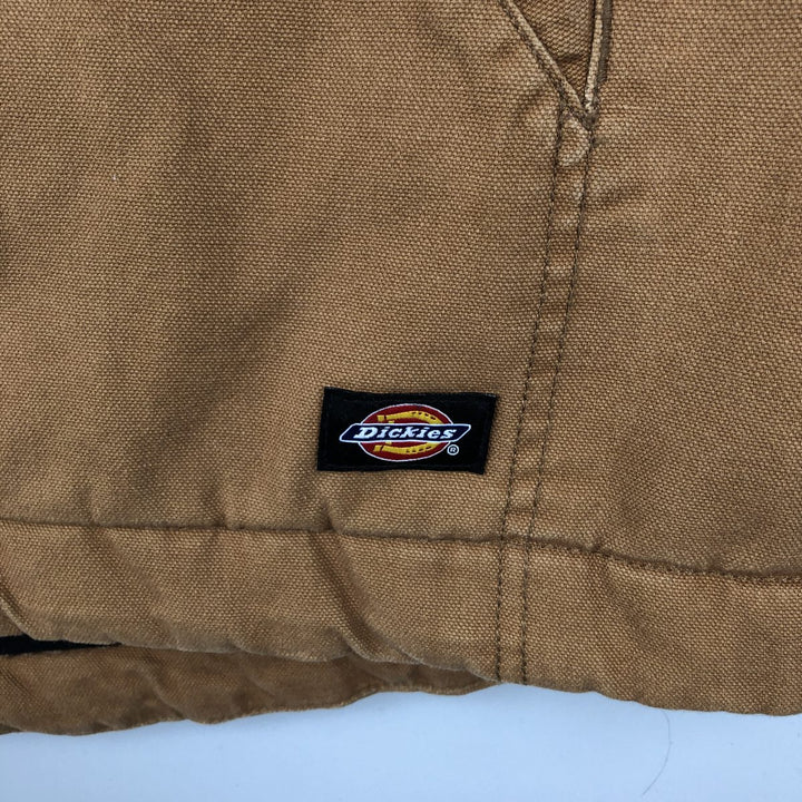 Dickies padded duck vest, men's size XXL. unclear beige type brown Vintage Second Hand
