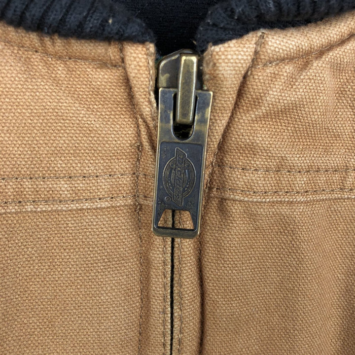 Dickies padded duck vest, men's size XXL. unclear beige type brown Vintage Second Hand