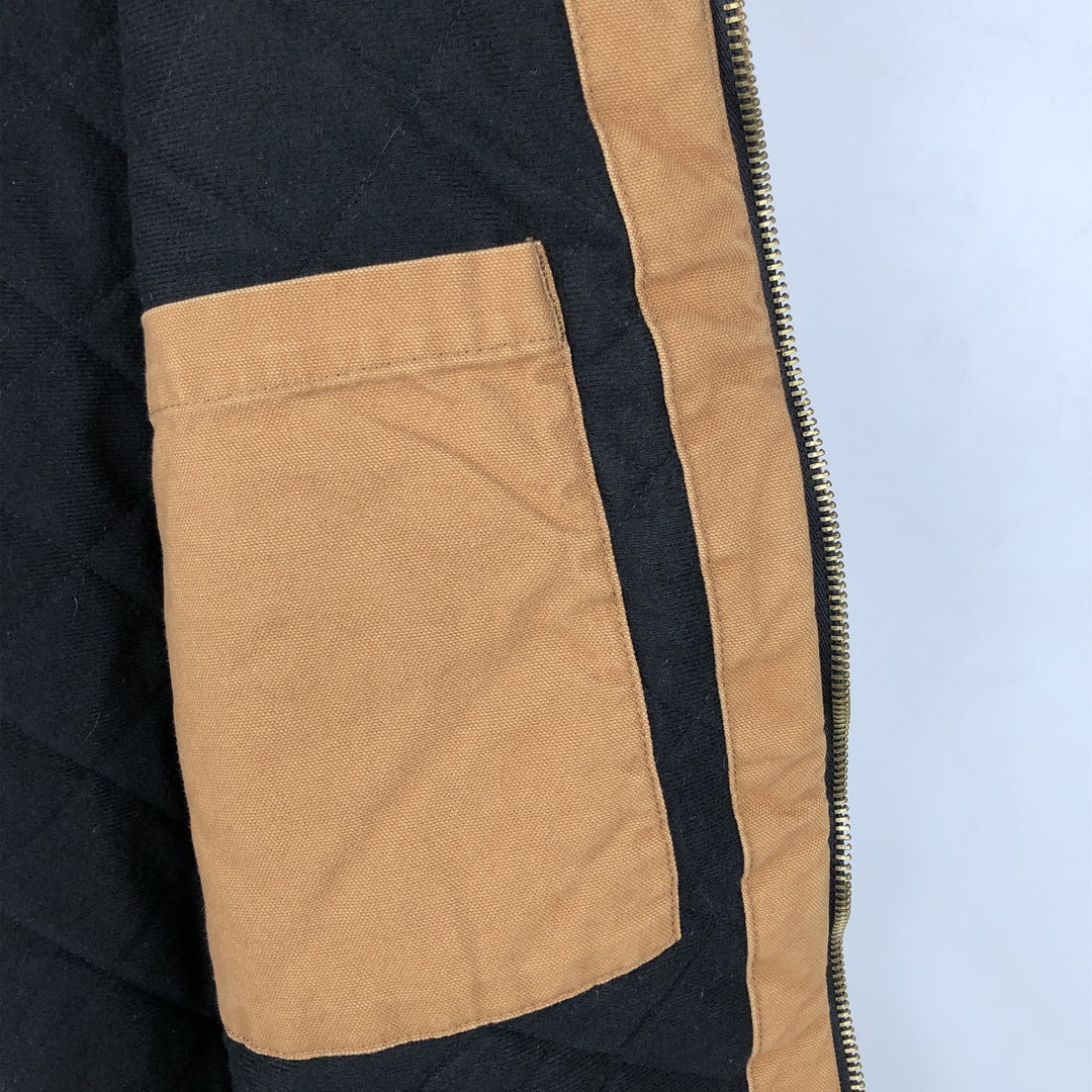 Dickies padded duck vest, men's size XXL. unclear beige type brown Vintage Second Hand