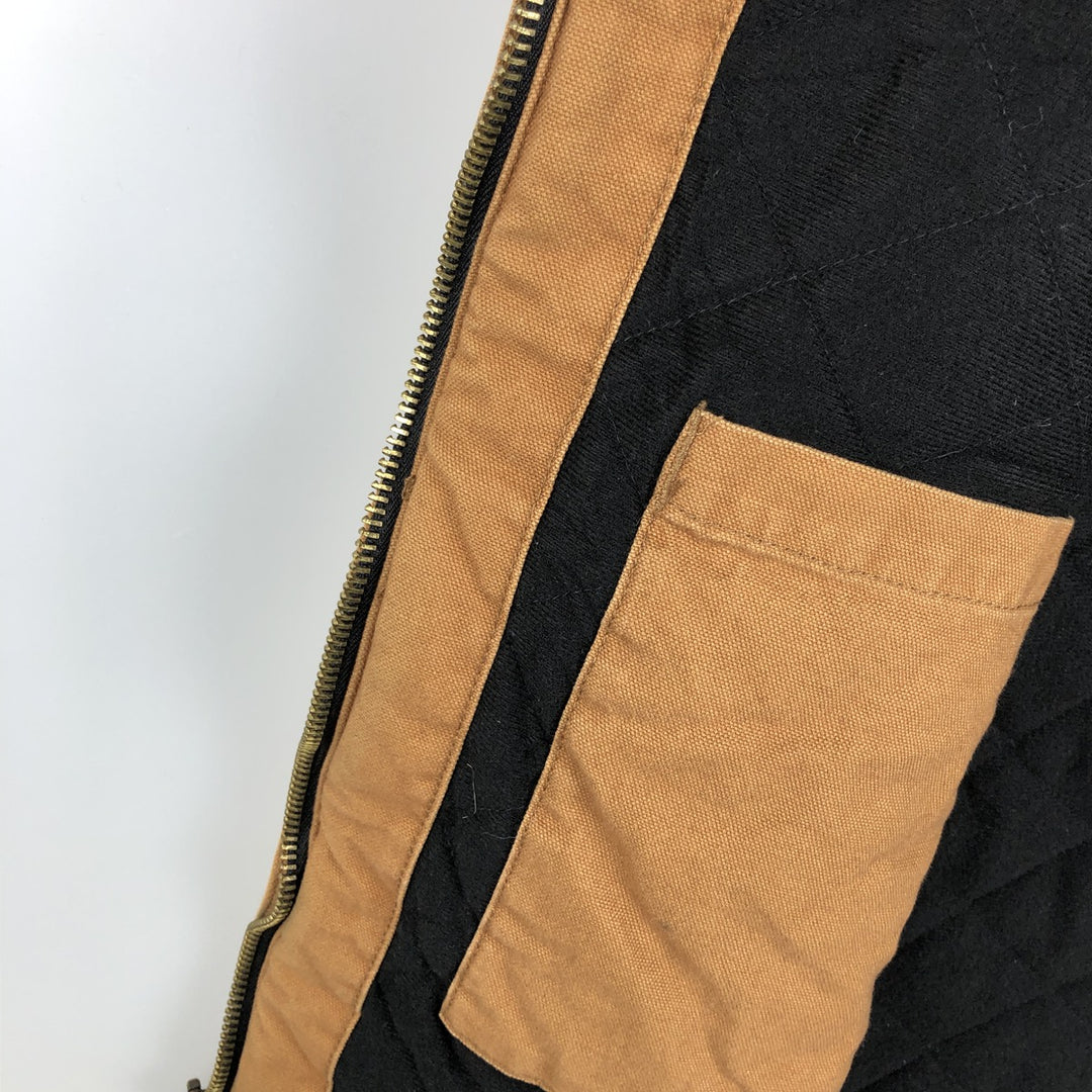 Dickies padded duck vest, men's size XXL. unclear beige type brown Vintage Second Hand