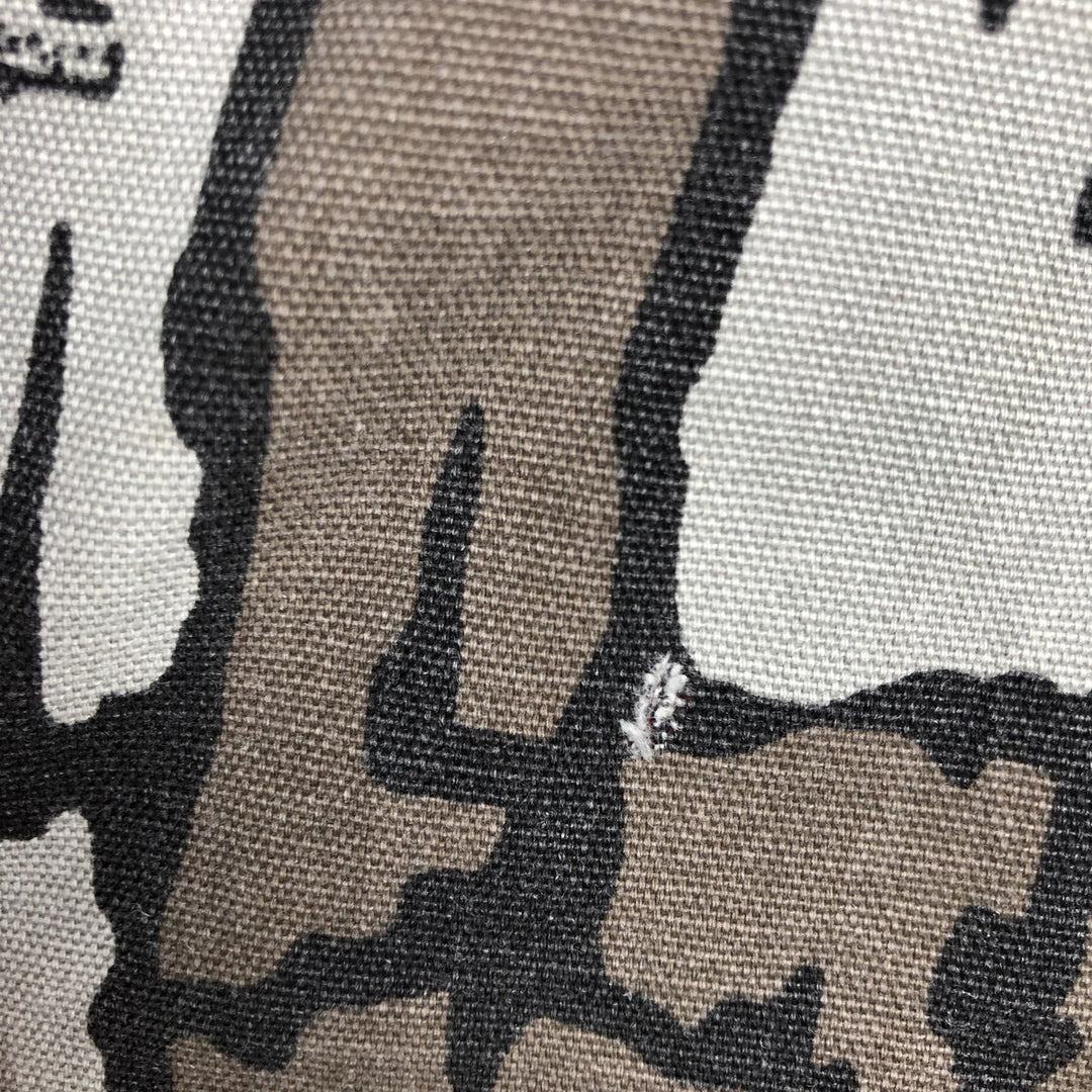 90'S Walls Blizzard-Pruf Camouflage Pattern Treebark Camo Reversible Padded Duck Vest (Men's Size M) unclear gray type Vintage Second Hand