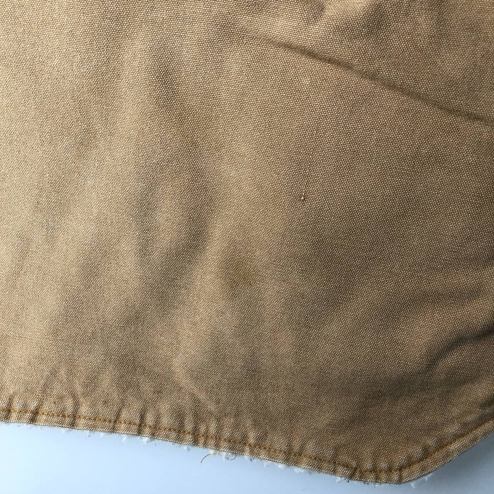 CABOOSE Duck Vest, Made in USA, Men's Size M (Equivalent), Vintage cotton brown type Vintage Second Hand