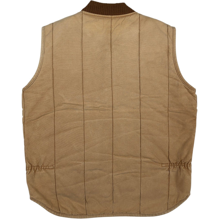 Walls Blizzard-Pruf Padded Duck Vest, Men's Size XL (Equivalent), Vintage unclear brown type Vintage Second Hand